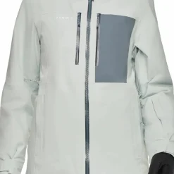 Mammut Women's Stoney Hardshell Thermo Hooded Jacket Silver Sage/Strata
