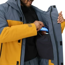 Marmot Men's Elevation Jacket Thunderhead/Honey Glaze