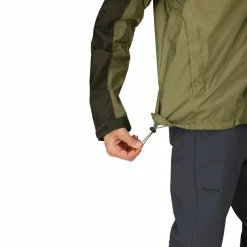 Marmot Men's Precip Eco Jacket Rosin Green/olive Grove
