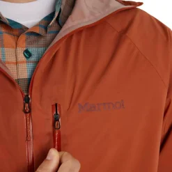 Marmot Men's Superalloy Bio Rain Jacket Brown