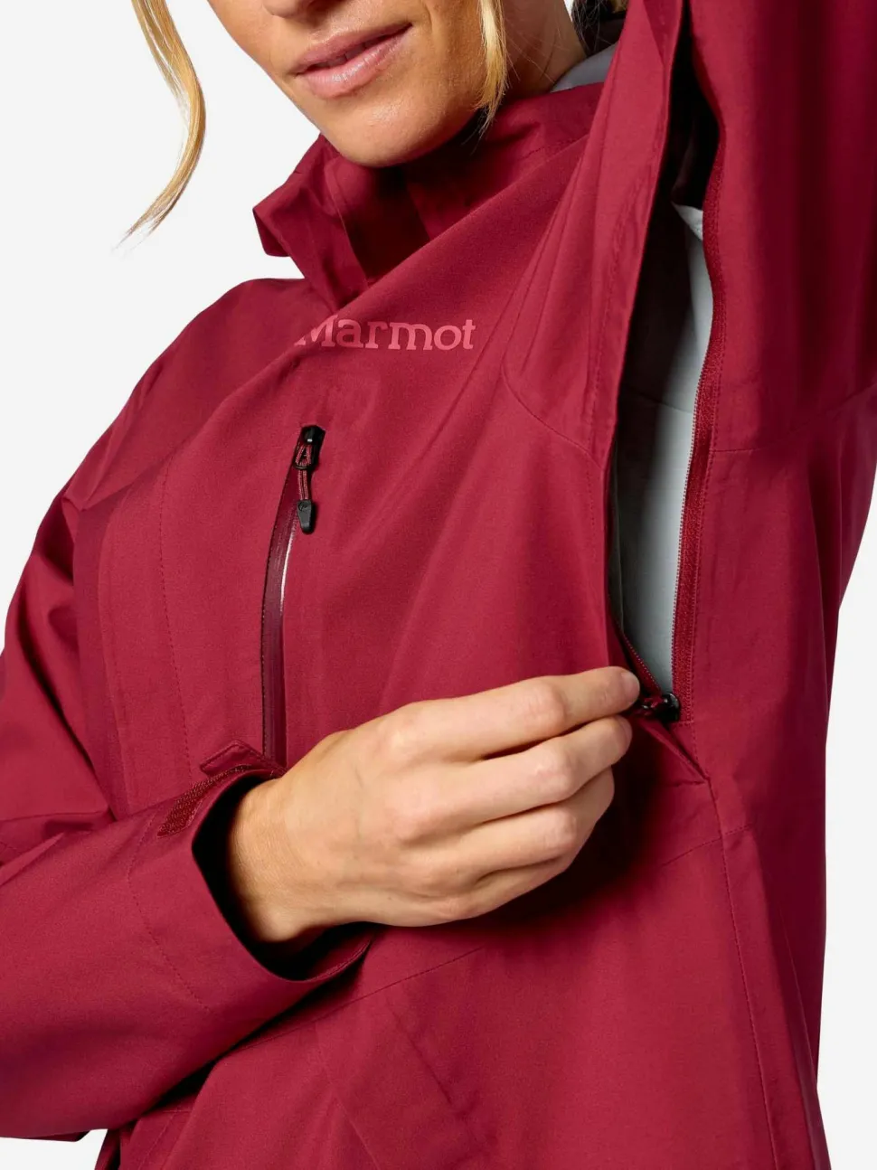 Marmot Women's Precip Evo Pro Jacket Cosmos Red