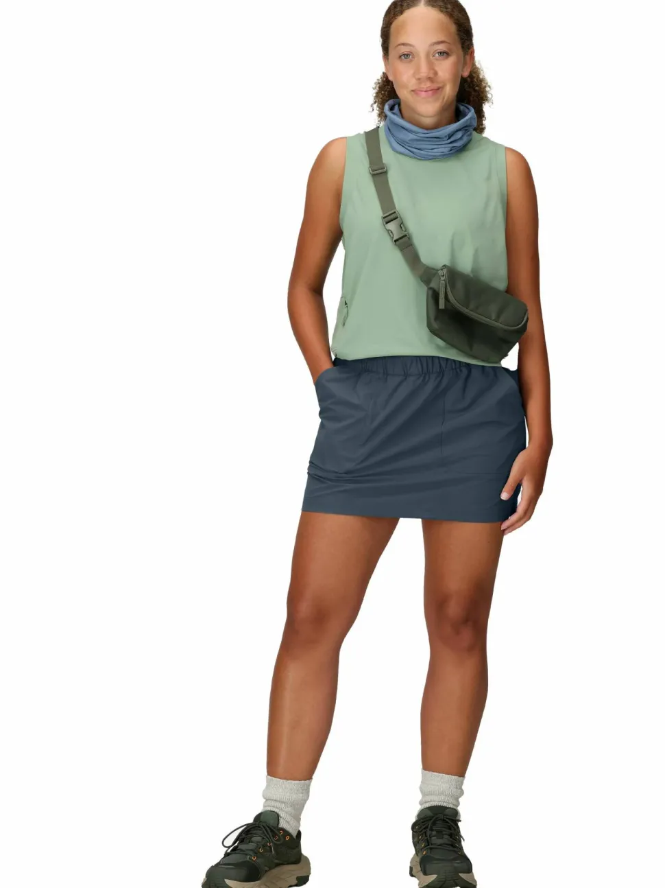 Marmot Womens's Airexchange Upf 40 Skort Thunderhead