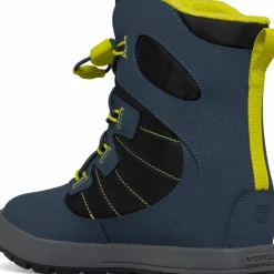 Merrell Juniors' Snow Bank 4.0 Waterproof Navy/lime