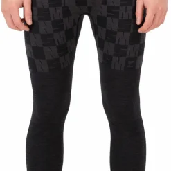 Mons Royale Men's Ascender Merino Seamless 3/4 Legging Forged Iron/Black