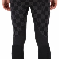 Mons Royale Men's Ascender Merino Seamless 3/4 Legging Forged Iron/Black