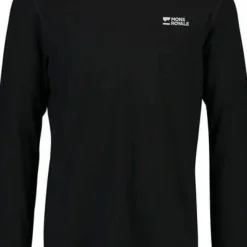Mons Royale Men's Cascade Merino Base Layer Long Sleeve Black