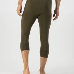 Mons Royale Men's Cascade Merino Flex 200 3/4 Legging Dark Olive