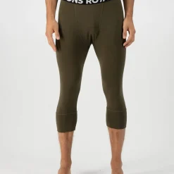 Mons Royale Men's Cascade Merino Flex 200 3/4 Legging Dark Olive