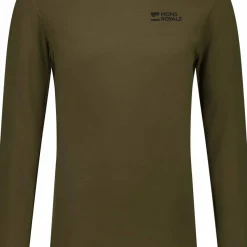 Mons Royale Men's Cascade Merino Base Layer Long Sleeve Dark Olive