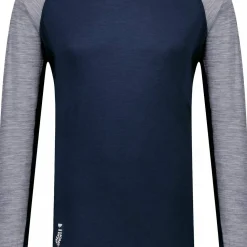 Mons Royale Men's Temple Tech LS Grey Heather/midnight