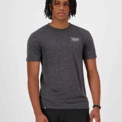 Mons Royale Men's Zephyr Merino Tencel T-Shirt Smoke