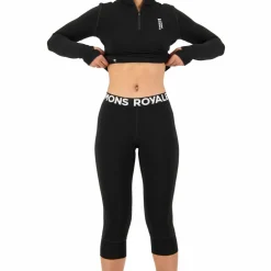 Mons Royale Women's Cascade Merino Flex 200 3/4 Legging Black
