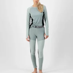 Mons Royale Women's Olympus Longsleeve Glacier/dew/black