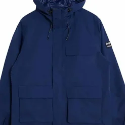 Mountain Works Unisex Utility Hybrid Rain Jacket Dress Blue