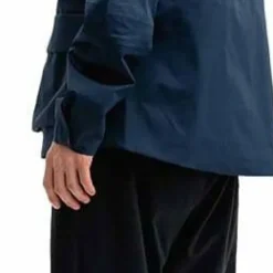 Mountain Works Unisex Utility Hybrid Rain Jacket Dress Blue