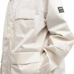 Mountain Works Unisex Utility Hybrid Rain Jacket Ivory