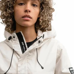Mountain Works Unisex Utility Hybrid Rain Jacket Ivory