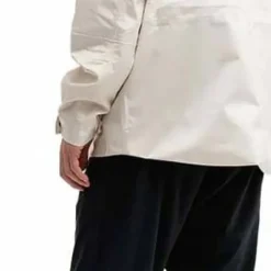 Mountain Works Unisex Utility Hybrid Rain Jacket Ivory