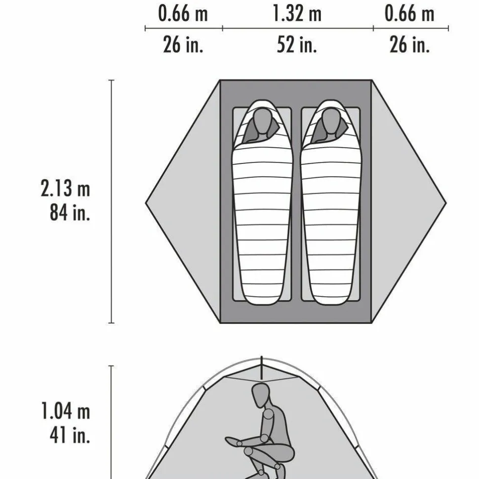 MSR Elixir 2 Tent Footprint Incl Green