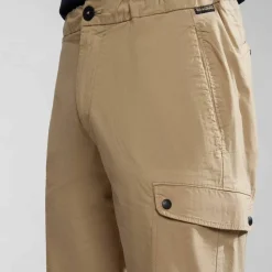 Napapijri Men's Dease Bermuda Shorts Beige Cornstalk