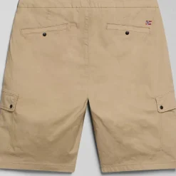 Napapijri Men's Dease Bermuda Shorts Beige Cornstalk