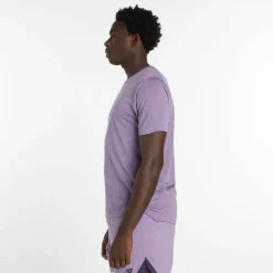 New Balance Men's Athletics T-Shirt Candied Violet Heather