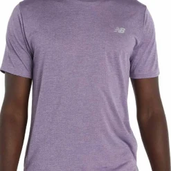 New Balance Men's Athletics T-Shirt Candied Violet Heather