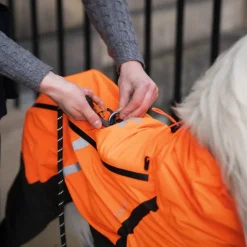 Non-stop Dogwear Fjord Overall Raincoat Orange/black