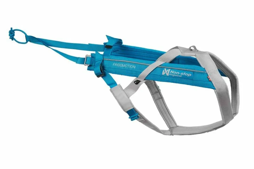 Non-stop Dogwear Freemotion Harness 5.0 Size 8 Blue/Grey