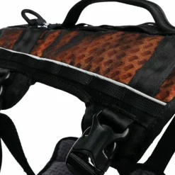 Non-stop Dogwear Rock Harness Long XS Black/Orange
