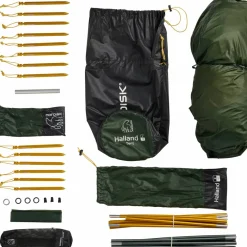 Nordisk Halland 2 LW (2.0) Tent Black Forest Green