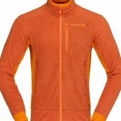 Norrøna Men's Falketind Warm1 Active Jacket Gold Flame/Exuberance