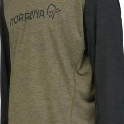 Norrøna Men's Fjørå Equaliser Lightweight Long Sleeve Olive Night