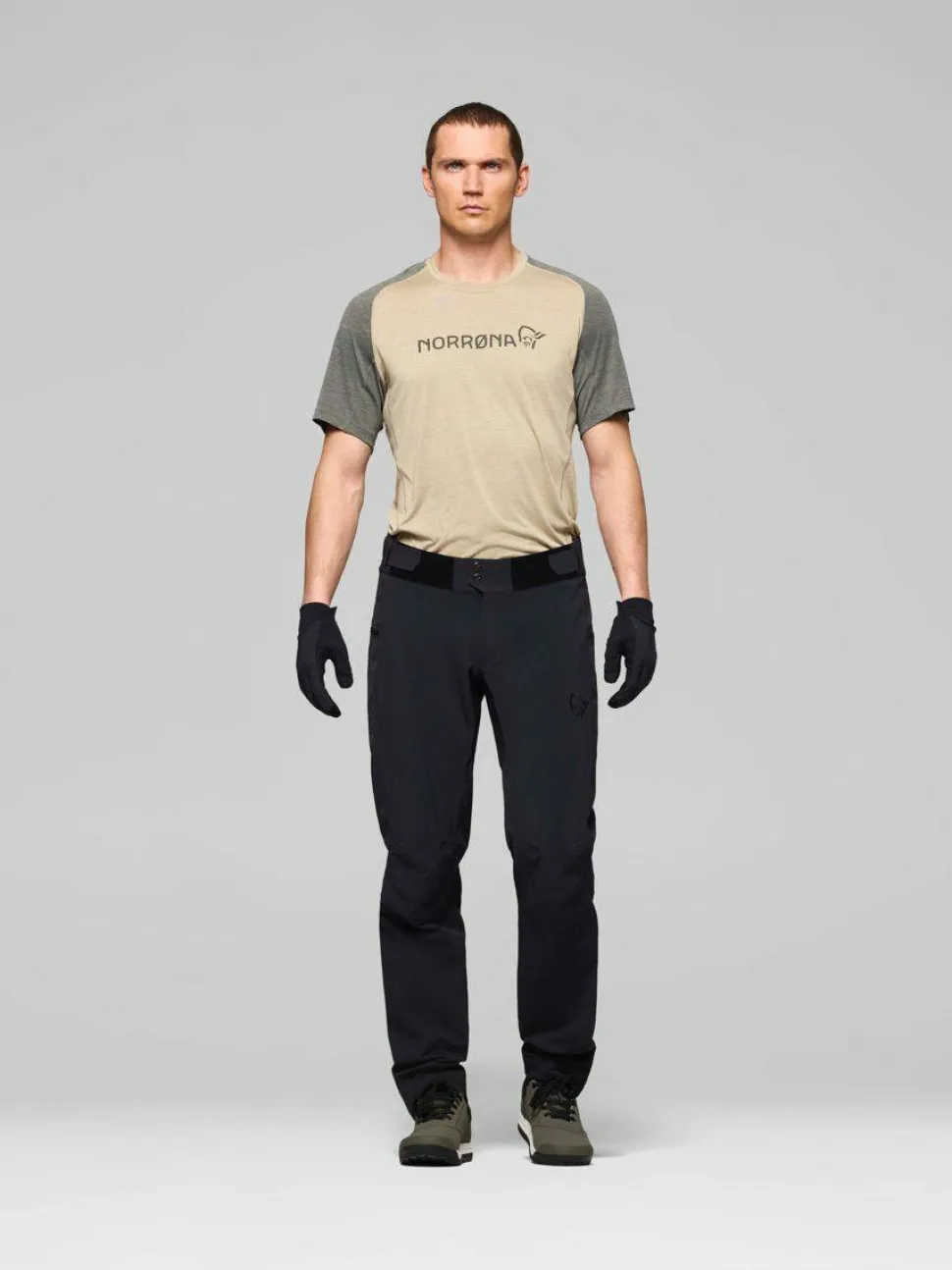 Norrøna Men's Fjørå Flex1 Hybrid Pants Caviar Black