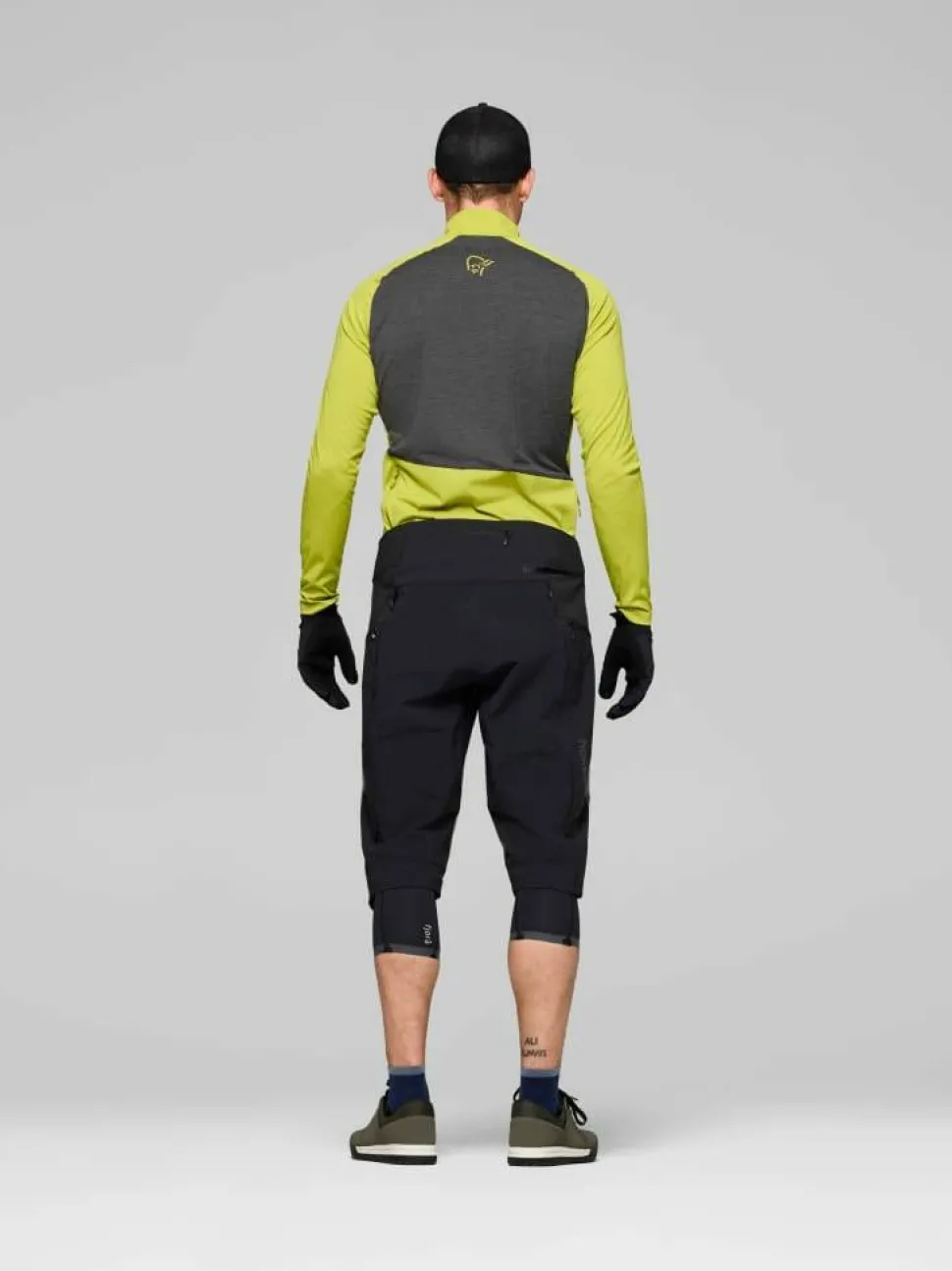 Norrøna Men's Fjørå Flex1 Hybrid Shorts Caviar Black