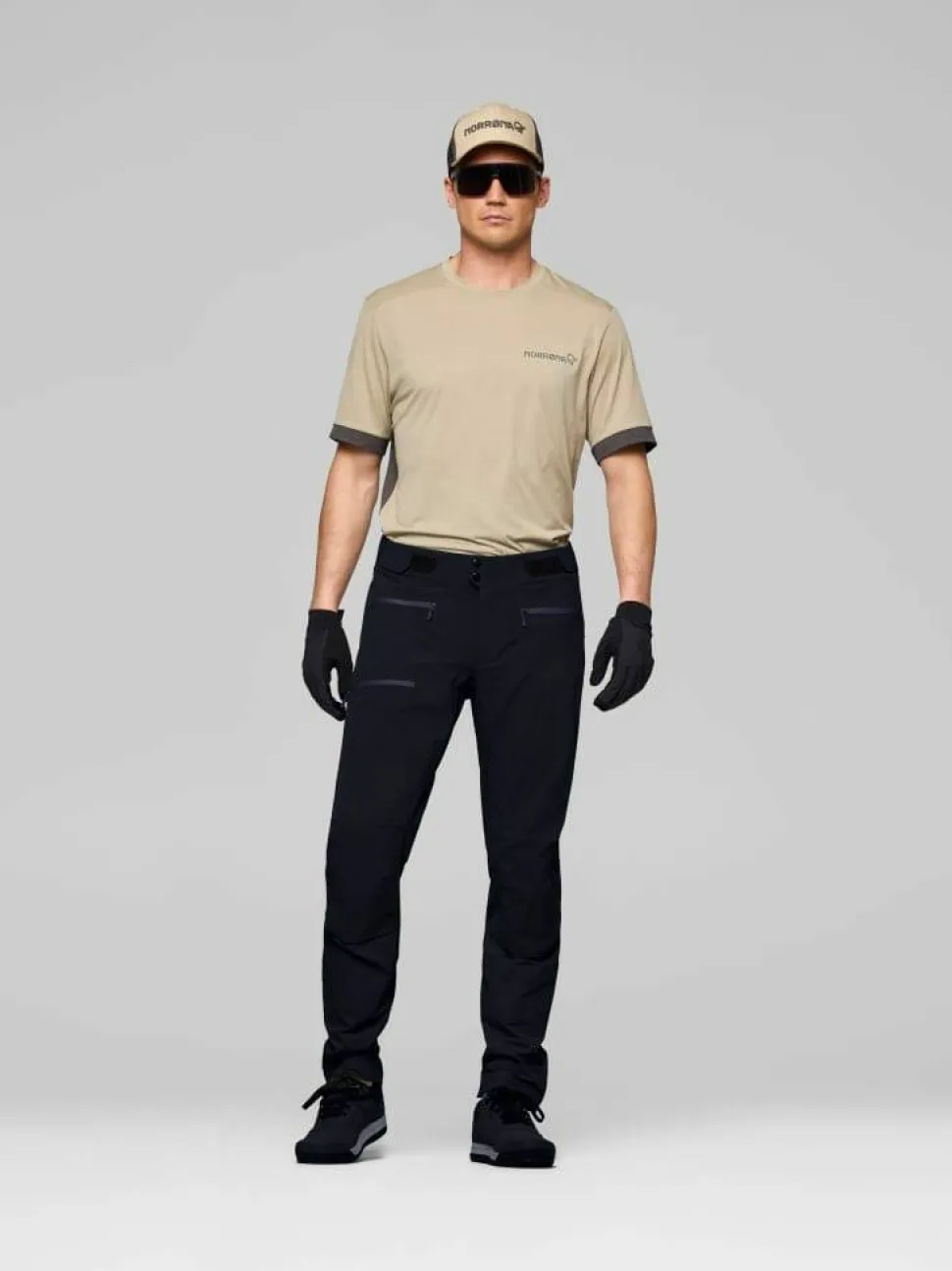 Norrøna Men's Fjørå Flex1 Pants Caviar Black