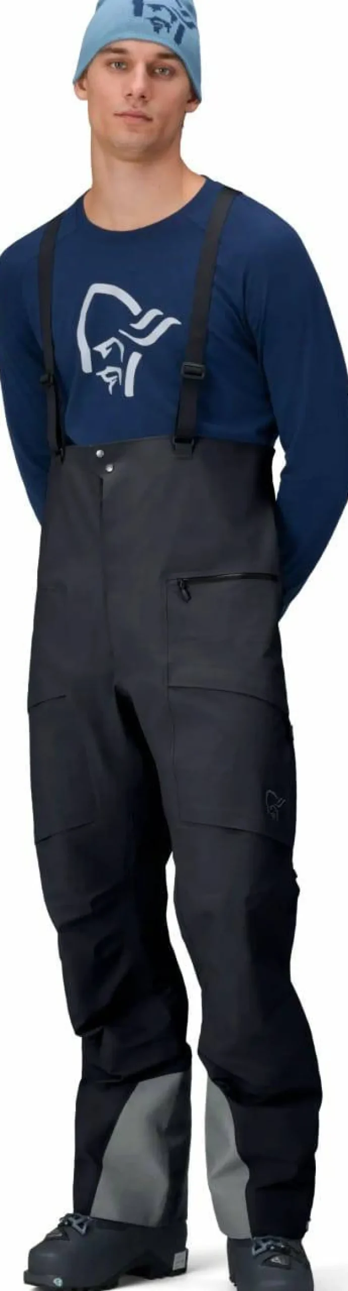 Norrøna Men's Møre GORE-TEX Salopette Caviar