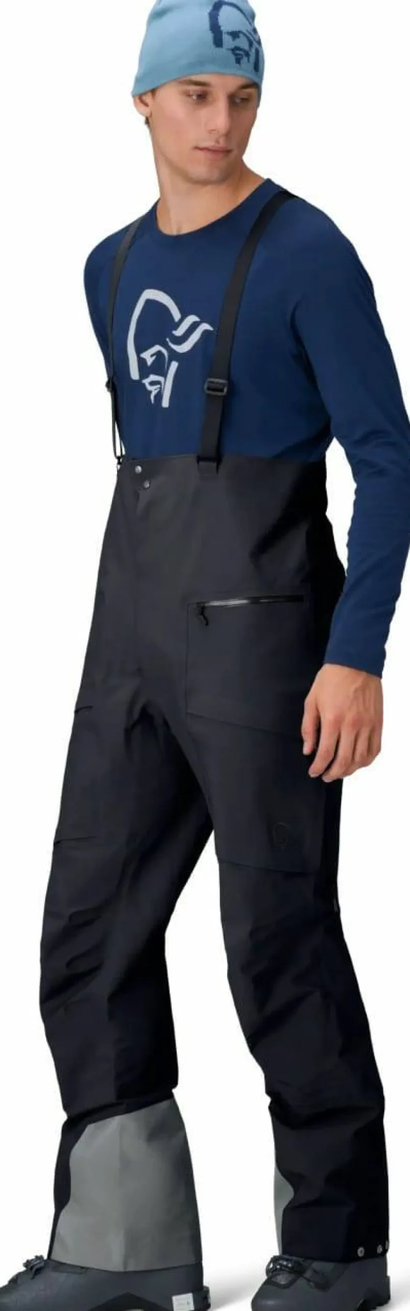 Norrøna Men's Møre GORE-TEX Salopette Caviar
