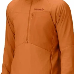 Norrøna Men's Møre Octa Zip Hood Gold Flame