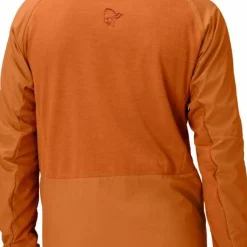 Norrøna Men's Møre Octa Zip Hood Gold Flame