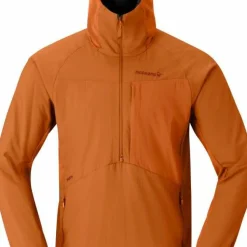 Norrøna Men's Møre Octa Zip Hood Gold Flame