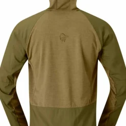 Norrøna Men's Møre Octa Zip Hood Dark Olive