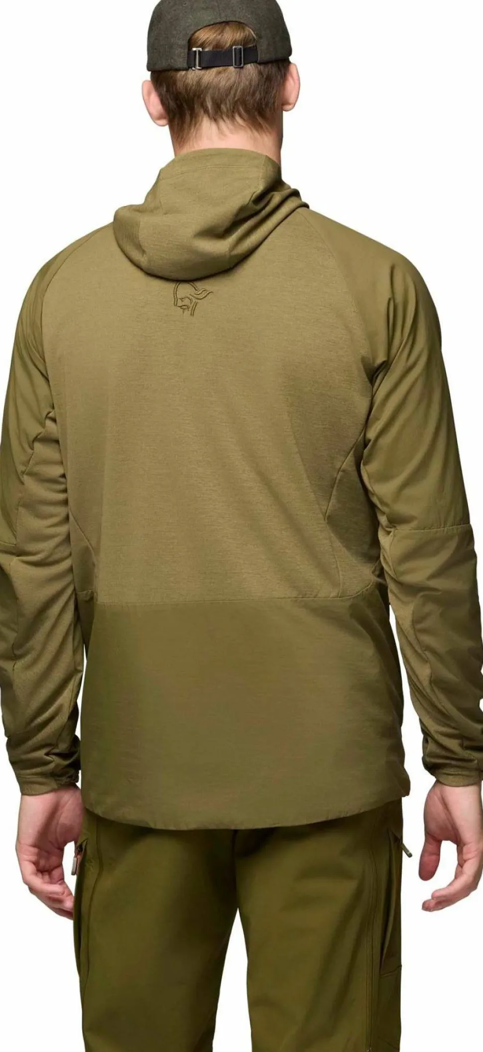 Norrøna Men's Møre Octa Zip Hood Dark Olive