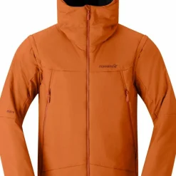 Norrøna Men's Møre Thermo60 Aero200 Jacket Gold Flame