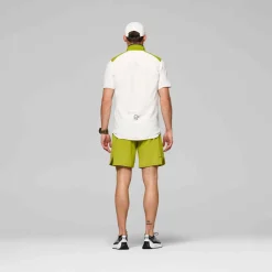 Norrøna Men's Senja Aero90 Vest Golden Lime/snow White