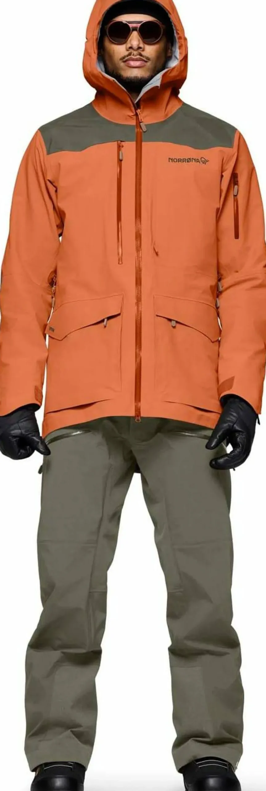 Norrøna Men's Tamok GORE-TEX Performance Shell Jacket Ginger Bread