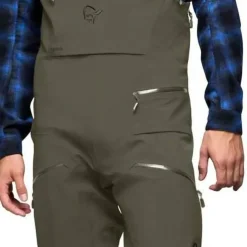 Norrøna Men's Tamok GORE-TEX Performance Shell Bib Beluga