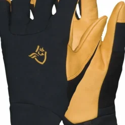 Norrøna Unisex Lyngen Windstopper Leather Gloves Caviar Black