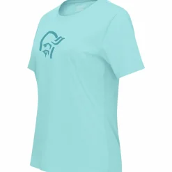 Norrøna Women's /29 Cotton Viking T-shirt Aqua Haze