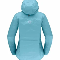Norrøna Women's Falketind aero60 Hood Aqua Haze